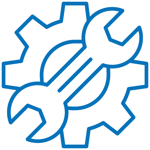 An icon representing maintenance services.